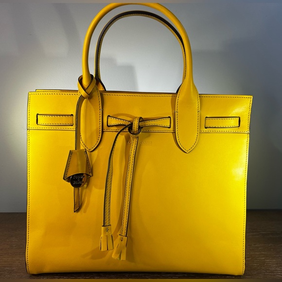 Dooney & Bourke Alto Yellow Tassel Shoulder - Picture 1 of 16